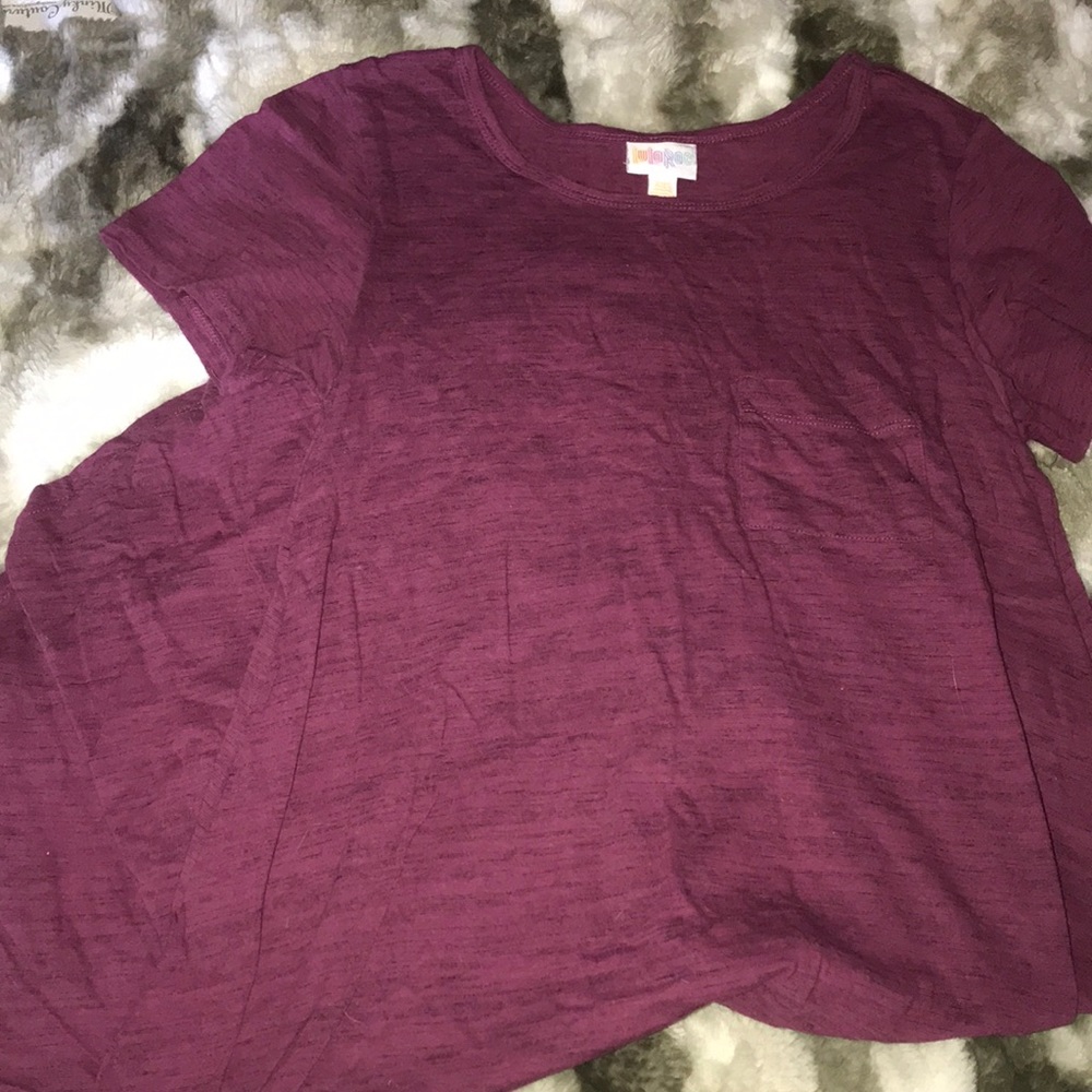 Heathered plum lularoe Carly